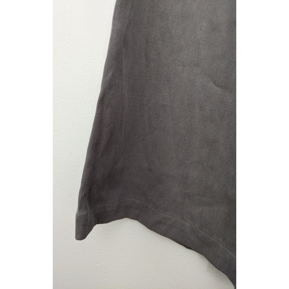 Eileen Fisher Grey Straight Leg Flat Front Pants - Picture 5 of 5